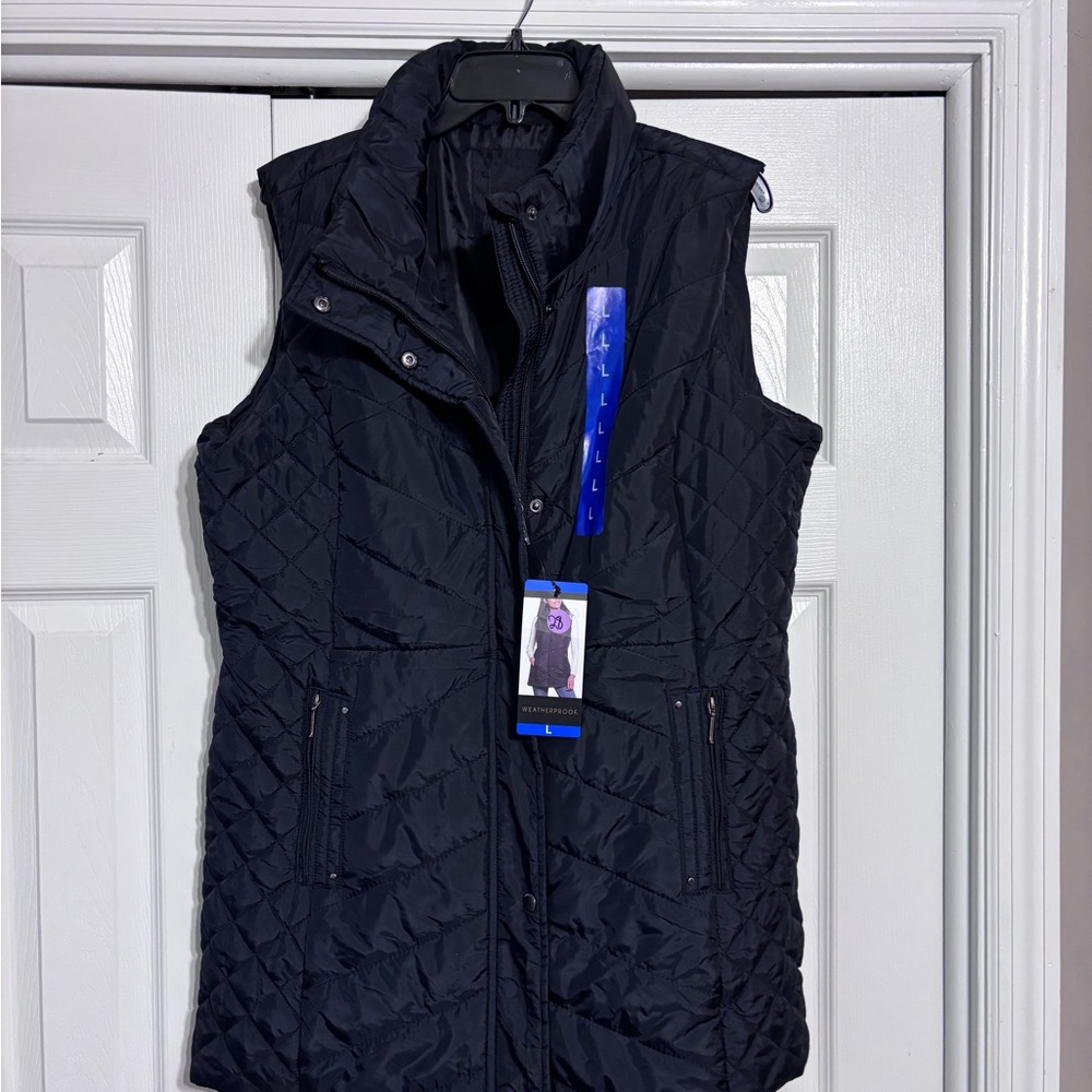 Weatherproof Women's Quilted Black Vest